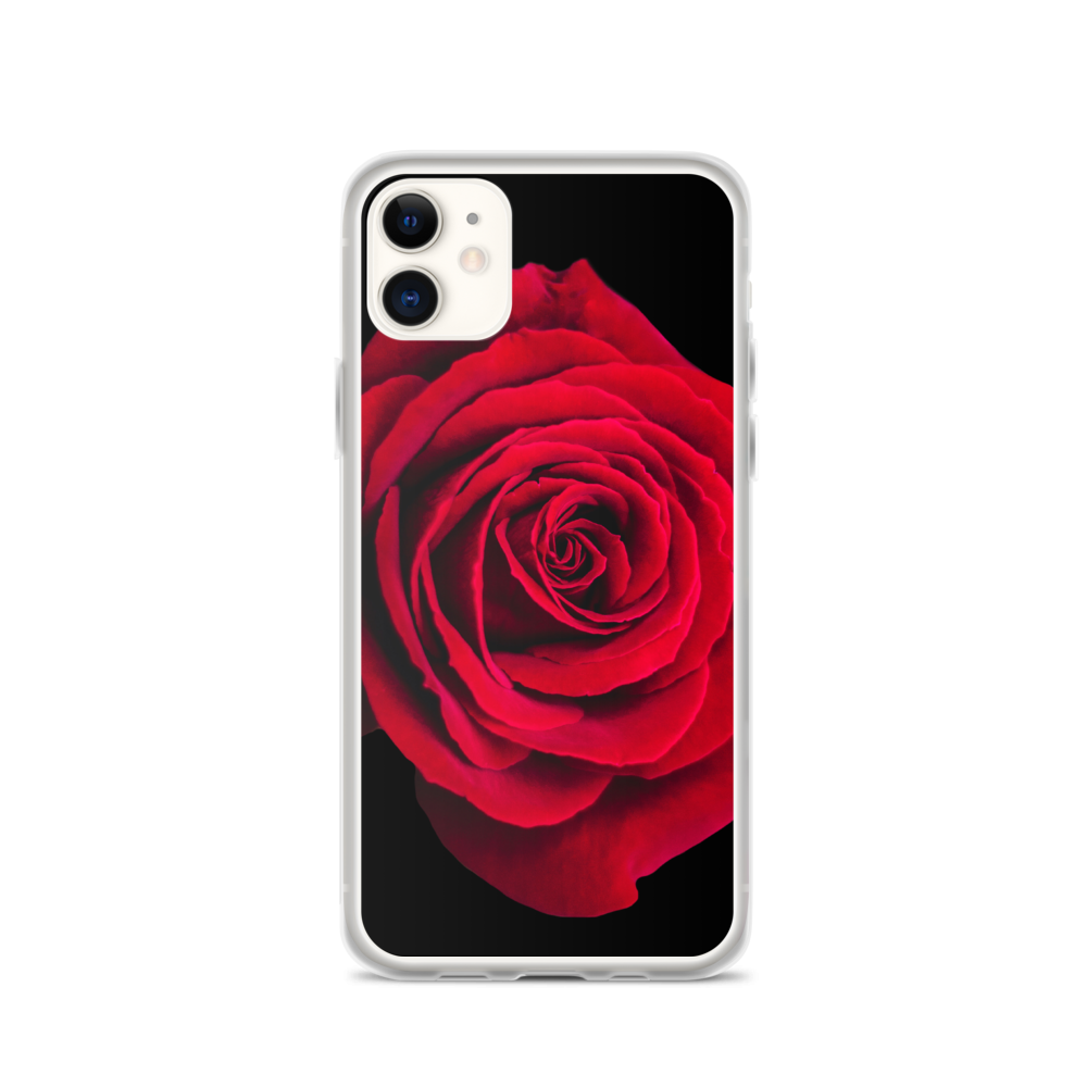 iPhone 11 Charming Red Rose iPhone Case by Design Express