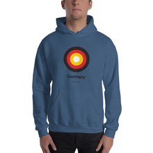 Indigo Blue / S Germany "Target" Hooded Sweatshirt by Design Express