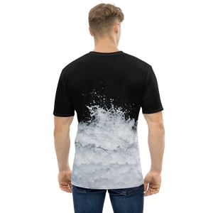 Black & White Water Men's T-shirt by Design Express