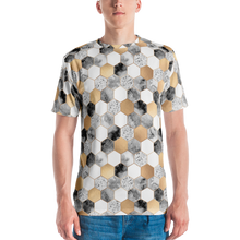 XS Hexagonal Pattern Men's T-shirt by Design Express
