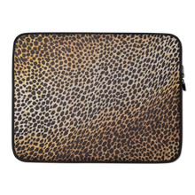 15 in Leopard Brown Pattern Laptop Sleeve by Design Express