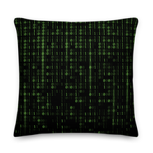 22×22 Binary Code Premium Pillow by Design Express