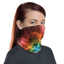 Abstract Flower 03 Neck Gaiter Masks by Design Express