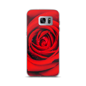 Samsung Galaxy S7 Edge Fresh Red Rose Samsung Case by Design Express