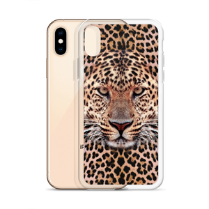 Leopard Face iPhone Case by Design Express