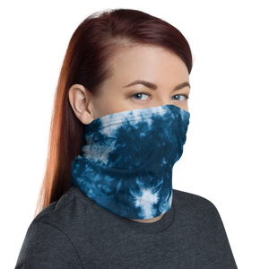 Blue Tie Dye Neck Gaiter Masks by Design Express
