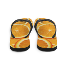 Sliced Orange Flip-Flops by Design Express