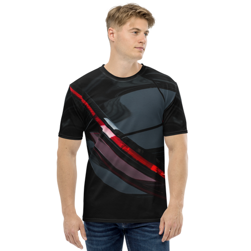XS Black Automotive Men's T-shirt by Design Express