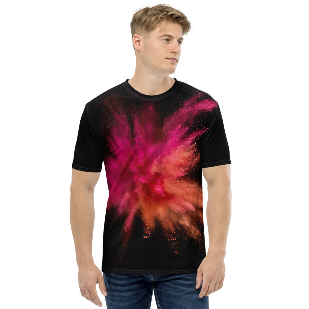 XS Powder Explosion Men's T-shirt by Design Express
