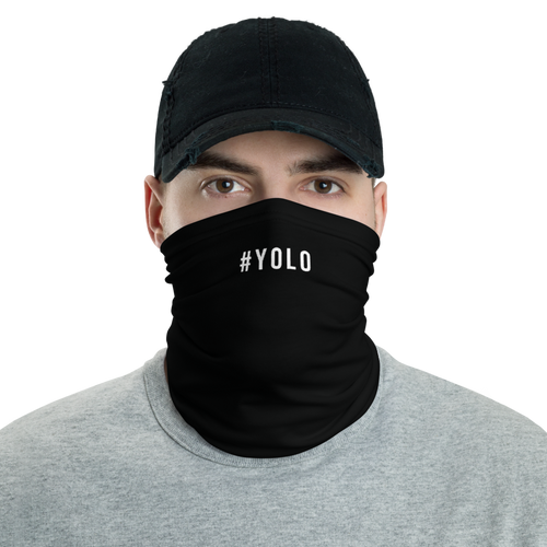 Default Title #YOLO Hashtag Neck Gaiter Masks by Design Express