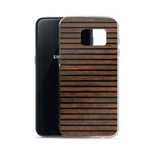 Horizontal Brown Wood Samsung Case by Design Express