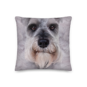 Schnauzer Dog Premium Pillow by Design Express