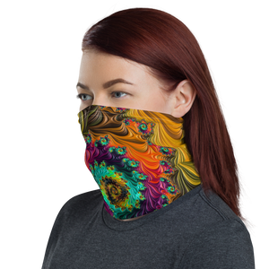 Multicolor Fractal Neck Gaiter Masks by Design Express