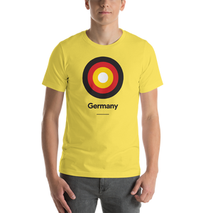 Yellow / S Germany "Target" Unisex T-Shirt by Design Express