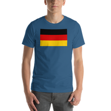 Steel Blue / S Germany Flag Short-Sleeve Unisex T-Shirt by Design Express