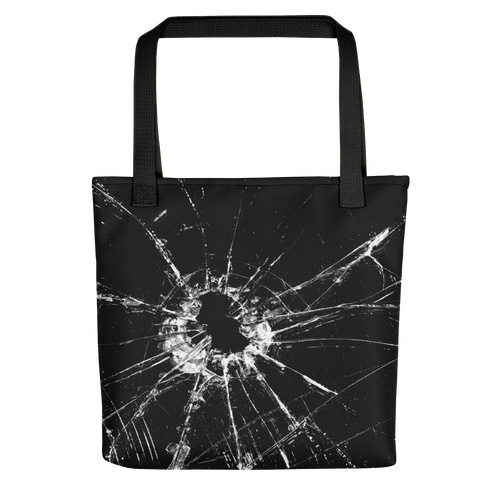 Default Title Broken Glass Tote Bag by Design Express