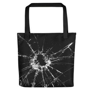 Default Title Broken Glass Tote Bag by Design Express
