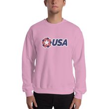 Light Pink / S USA "Rosette" Sweatshirt by Design Express