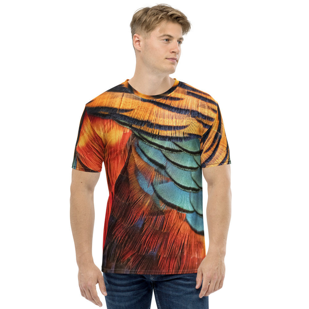 XS Golden Pheasant Men's T-shirt by Design Express