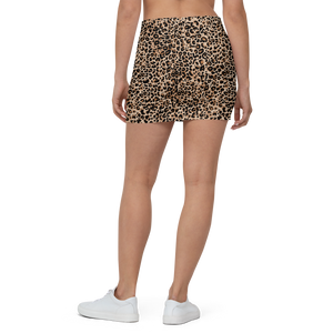 Golden Leopard Mini Skirt by Design Express