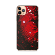 iPhone 11 Pro Max Black Red Abstract iPhone Case by Design Express
