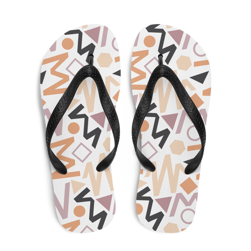 Soft Geometrical Pattern Flip-Flops by Design Express