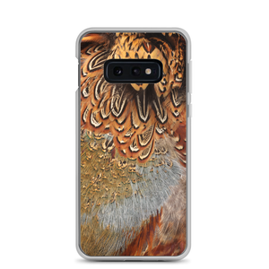 Samsung Galaxy S10e Brown Pheasant Feathers Samsung Case by Design Express