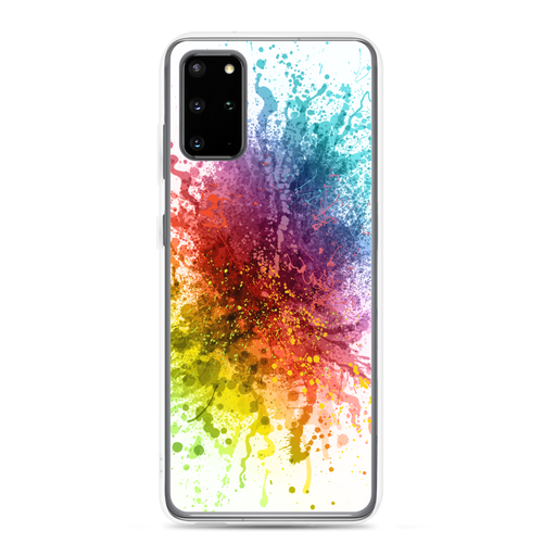 Samsung Galaxy S20 Plus Rainbow Paint Splash Samsung Case by Design Express