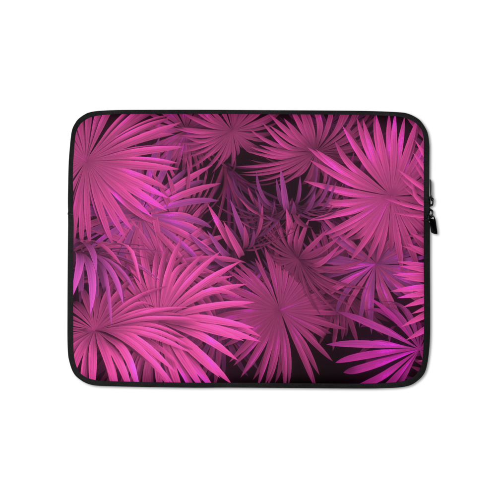 13 in Pink Palm Laptop Sleeve by Design Express