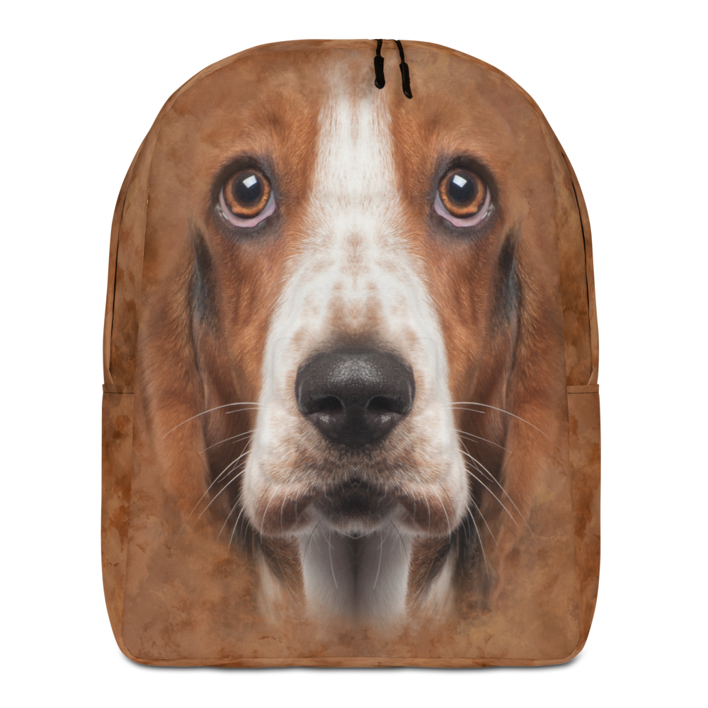 Default Title Basset Hound Minimalist Backpack by Design Express