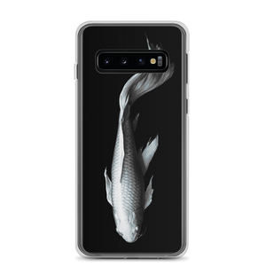 Samsung Galaxy S10 White Koi Fish Samsung Case by Design Express