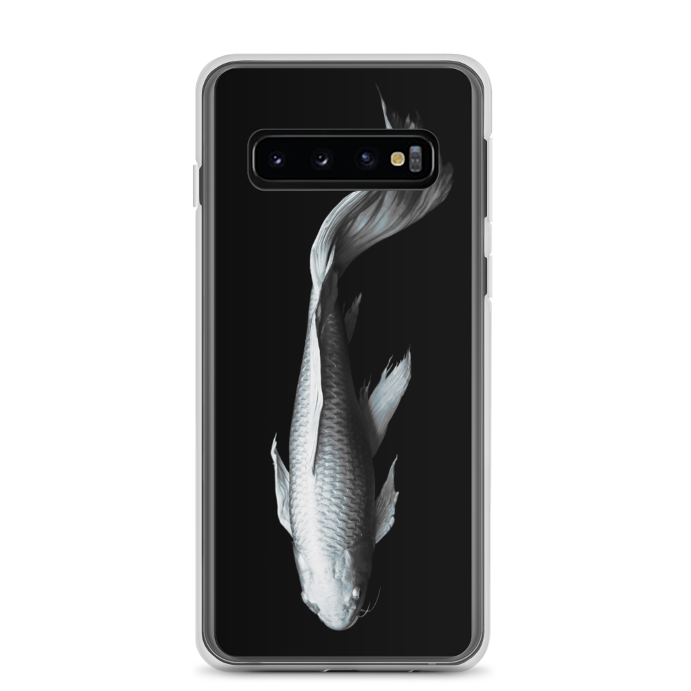 Samsung Galaxy S10 White Koi Fish Samsung Case by Design Express