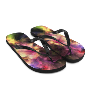 Nebula Water Color Flip-Flops by Design Express