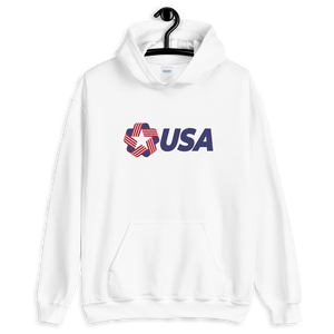 S USA Rosette Unisex Hoodie by Design Express