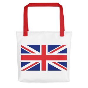 Red United Kingdom Flag "Solo" Tote bag Totes by Design Express