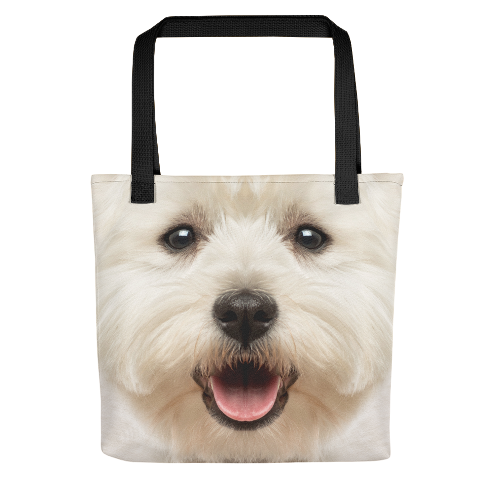 Default Title West Highland White Terrier Dog Tote Bag Totes by Design Express