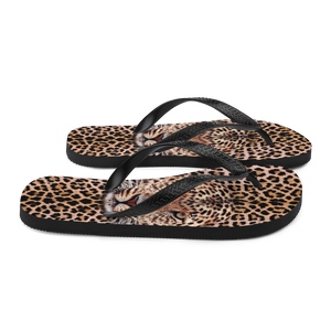 Leopard Face Flip-Flops by Design Express