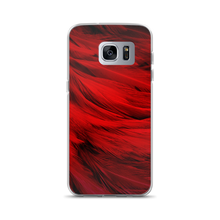Samsung Galaxy S7 Edge Red Feathers Samsung Case by Design Express