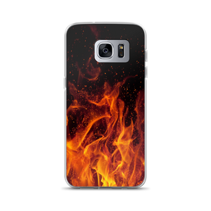 Samsung Galaxy S7 Edge On Fire Samsung Case by Design Express
