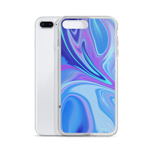 Purple Blue Watercolor iPhone Case by Design Express