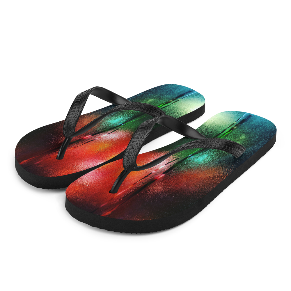 S Rainy Bokeh Flip-Flops by Design Express