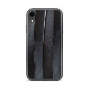 iPhone XR Black Feathers iPhone Case by Design Express