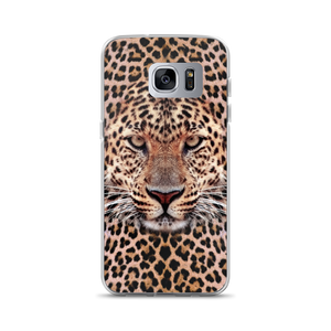Samsung Galaxy S7 Edge Leopard Face Samsung Case by Design Express