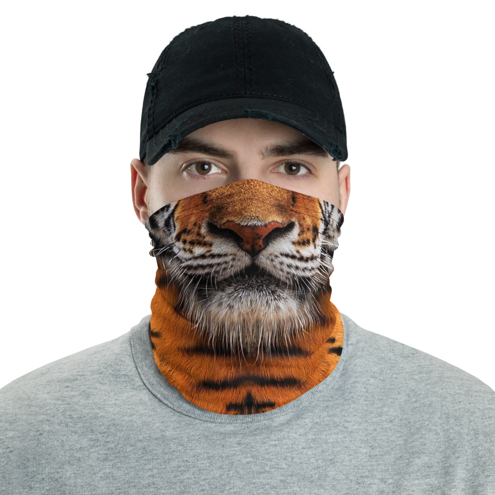 Default Title Tiger Face Neck Gaiter Masks by Design Express