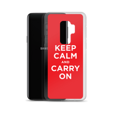 Keep Calm and Carry On Red Samsung Case by Design Express