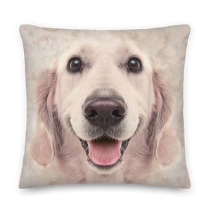 Golden Retriever Dog Premium Pillow by Design Express