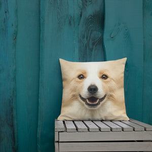 Default Title Border Collie "All Over Animal" Square Premium Pillow by Design Express