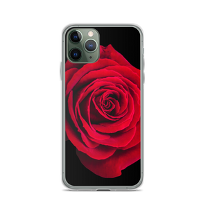 iPhone 11 Pro Charming Red Rose iPhone Case by Design Express