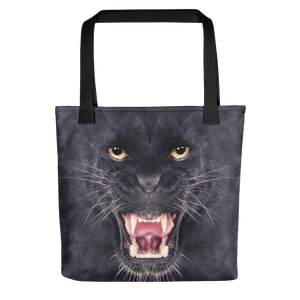 Black Black Panther "All Over Animal" Tote bag Totes by Design Express