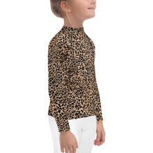 Golden Leopard Kids Rash Guard by Design Express